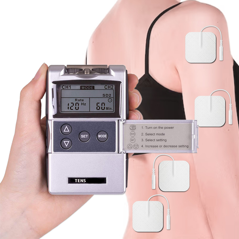 Tens Pain Relief Unit - EMS เครื่องกระตุ้นกล้ามเนื้อไฟฟ้า TENS เครื่องบำบัดเมอริเดียนกายภาพบำบัดชีพจรบรรเทาอาการปวดนวดตัวการดูแลสุขภาพ