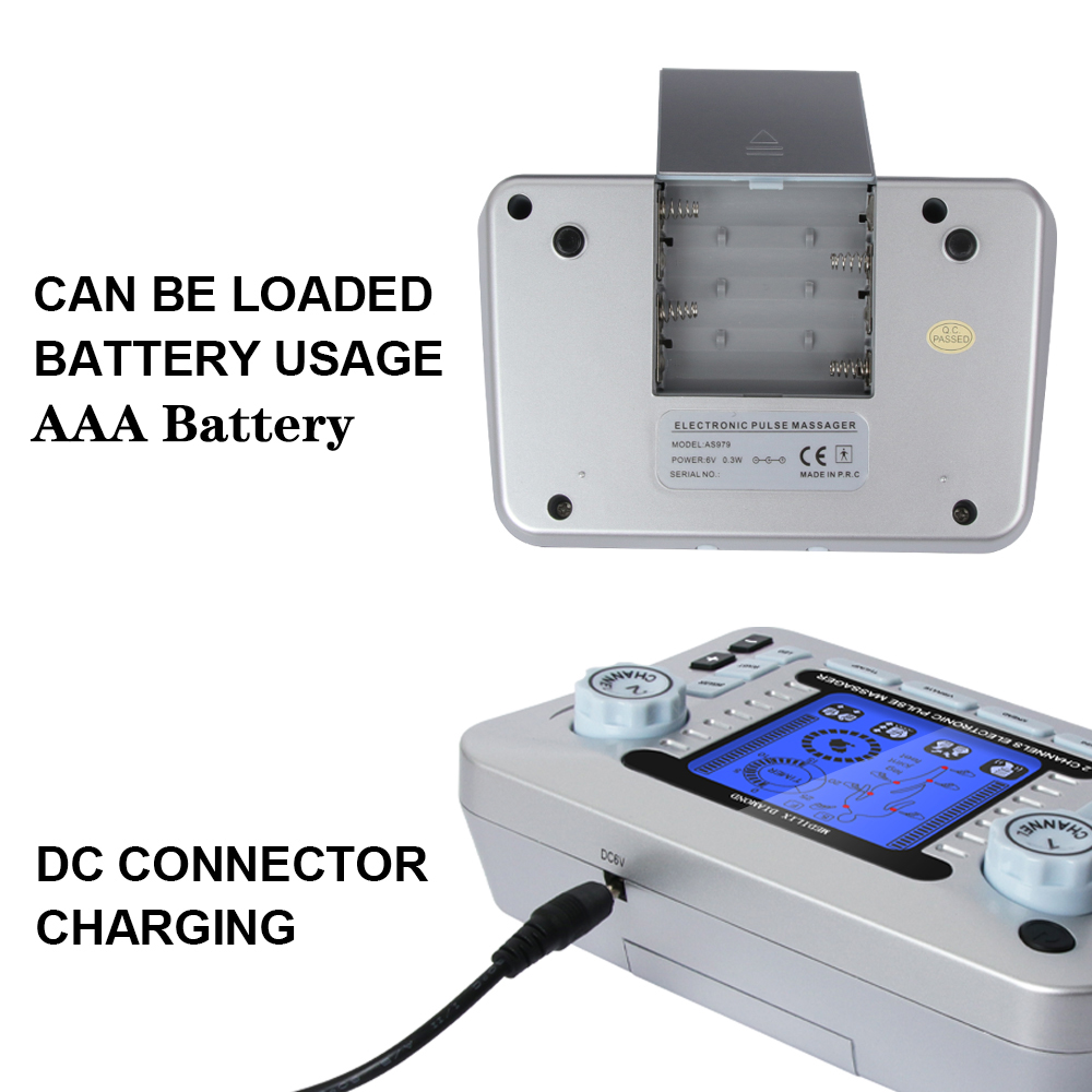 12 โหมดดิจิตอลเครื่องนวดชีพจรไ - Tens Pain Relief Unit บทวิจารณ์และราคา