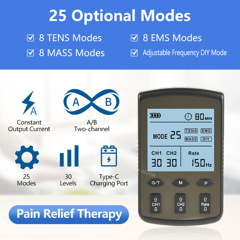 เครื่องนวดชีพจรอิเล็กทรอนิกส์แ - Tens Pain Relief Unit บทวิจารณ์และราคา